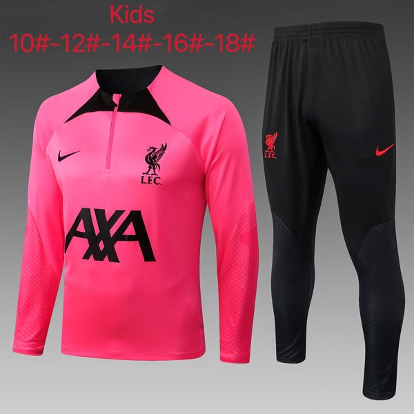 Kinder Trainings-Sweatshirt Liverpool 2023 Pink